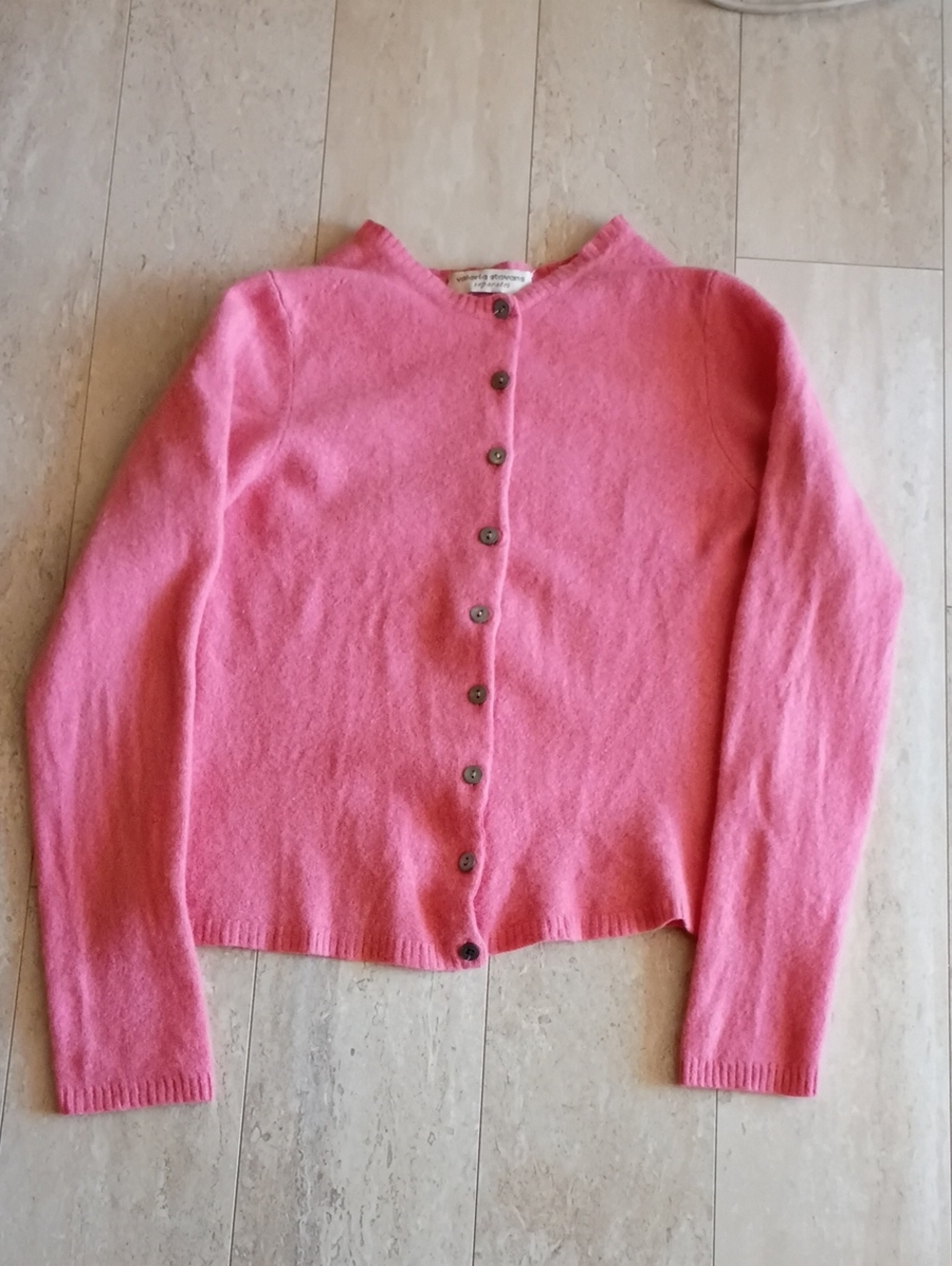 100% Cashmere Cardigan. Girls 8/9